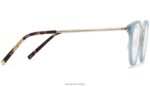 Warby Parker elina N8ZXX8560 cilalı altın ile mavi agav gözlük - Image 4