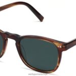 Warby Parker Elio N8ZXX8622 siyah ceviz gözlük