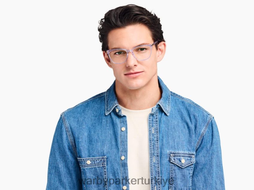 Warby Parker Esme N8ZXX882 cilalı altın ile çan çiçeği kristali gözlük - Image 3