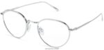 Warby Parker ezra N8ZXX8216 perdahlı gümüş gözlük