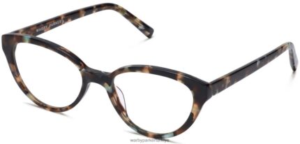 Warby Parker Fatima N8ZXX8342 dumanlı inci kaplumbağa gözlük