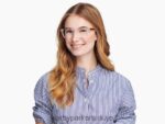 Warby Parker Felix N8ZXX8436 İngiliz meşesi ile kristal gözlük - Image 3