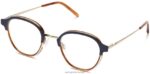 Warby Parker Finnegan N8ZXX890 riesling ile katmanlı mavi ladin gözlük