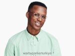 Warby Parker Garnizon N8ZXX8487 sarmaşıkla parlatılmış altın gözlük - Image 2