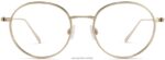 Warby Parker Garnizon N8ZXX8487 sarmaşıkla parlatılmış altın gözlük - Image 4