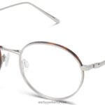 Warby Parker Garnizon N8ZXX8488 meşe fıçı ile cilalı gümüş gözlük