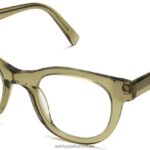 Warby Parker Gideon N8ZXX8194 yeşil çay kristali gözlük