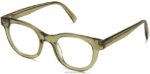 Warby Parker Gideon N8ZXX8194 yeşil çay kristali gözlük