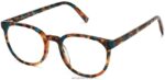 Warby Parker Gillian N8ZXX8528 turkuaz kaplumbağa gözlük