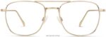 Warby Parker gus N8ZXX8140 cilalı altın gözlük - Image 4