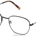 Warby Parker hale N8ZXX8102 fırçalanmış mürekkep gözlük