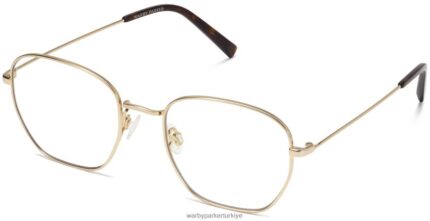 Warby Parker hale N8ZXX8103 cilalı altın gözlük