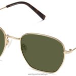 Warby Parker hale N8ZXX8686 cilalı altın gözlük