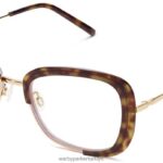 Warby Parker halime N8ZXX8185 cilalı altın ile katmanlı taro kaplumbağası gözlük