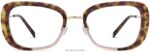 Warby Parker halime N8ZXX8185 cilalı altın ile katmanlı taro kaplumbağası gözlük - Image 4