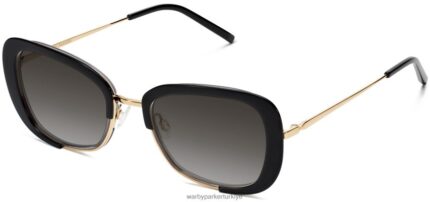 Warby Parker halime N8ZXX8653 cilalı altın ile katmanlı pus gözlük