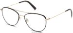 Warby Parker hani N8ZXX8170 cilalı altın ile fırçalanmış mürekkep gözlük