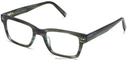 Warby Parker Hartman N8ZXX8409 çizgili selvi gözlük