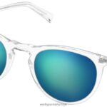 Warby Parker Haskell N8ZXX8719 elektrik mavisi flaş lensli kristal gözlük