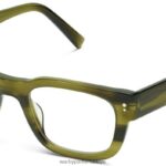 Warby Parker Herman N8ZXX831 çizgili enginar gözlük