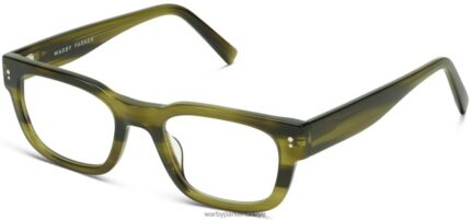 Warby Parker Herman N8ZXX831 çizgili enginar gözlük