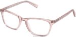 Warby Parker ıslak N8ZXX8159 gül kristali gözlük