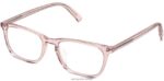 Warby Parker ıslak N8ZXX8589 gül kristali gözlük