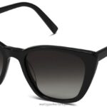 Warby Parker janelle N8ZXX8906 Jet Siyahı gözlük