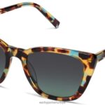 Warby Parker janelle N8ZXX8907 deniz kaplumbağası gözlük