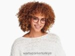Warby Parker jayla N8ZXX8425 riesling ile kızıl kırmızı gözlük - Image 2