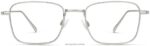 Warby Parker joaquin N8ZXX8145 cilalı gümüş gözlük - Image 4