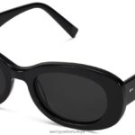 Warby Parker karamel N8ZXX8790 Jet Siyahı gözlük