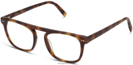 Warby Parker Keating N8ZXX830 meşe fıçı mat gözlük