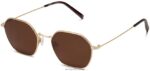 Warby Parker keiko N8ZXX8599 cilalı altın gözlük