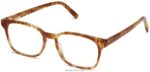 Warby Parker kenar kıvrımları N8ZXX8299 karamela kaplumbağası gözlük