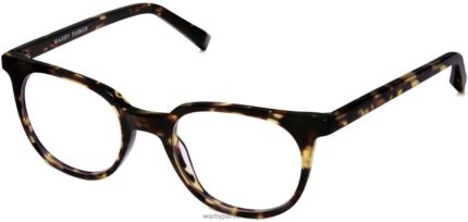 Warby Parker keskin N8ZXX8371 yanmış limon kaplumbağası gözlük