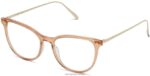 Warby Parker kısrak N8ZXX8426 riesling ile deniz kabuğu kristali gözlük