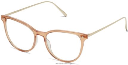 Warby Parker kısrak N8ZXX8426 riesling ile deniz kabuğu kristali gözlük