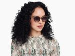 Warby Parker kısrak N8ZXX8898 cilalı altın ile menekşe manolya gözlük - Image 2