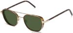 Warby Parker kulak N8ZXX8681 cilalı altın ile konyak kaplumbağası gözlük