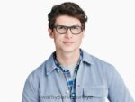 Warby Parker kuş tüyü N8ZXX8190 çizgili pasifik gözlük - Image 2