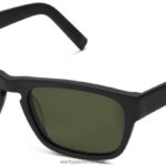Warby Parker kuş tüyü N8ZXX8690 jet siyah mat gözlük