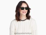 Warby Parker kuş tüyü N8ZXX8690 jet siyah mat gözlük - Image 3