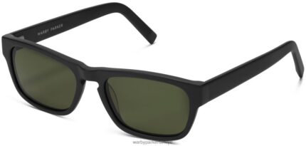 Warby Parker kuş tüyü N8ZXX8690 jet siyah mat gözlük