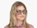 Warby Parker Laney N8ZXX8817 gül altın ile jet siyahı gözlük - Image 2