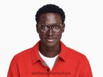 Warby Parker Langley N8ZXX8259 riesling ile opal kaplumbağa gözlük - Image 3