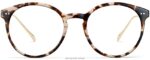 Warby Parker Langley N8ZXX8259 riesling ile opal kaplumbağa gözlük - Image 4