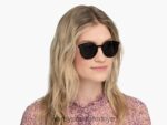 Warby Parker Langley N8ZXX8857 cilalı altın ile jet siyahı gözlük - Image 2