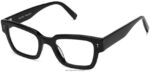 Warby Parker latrell N8ZXX8173 Jet Siyahı gözlük