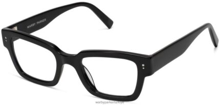Warby Parker latrell N8ZXX8173 Jet Siyahı gözlük